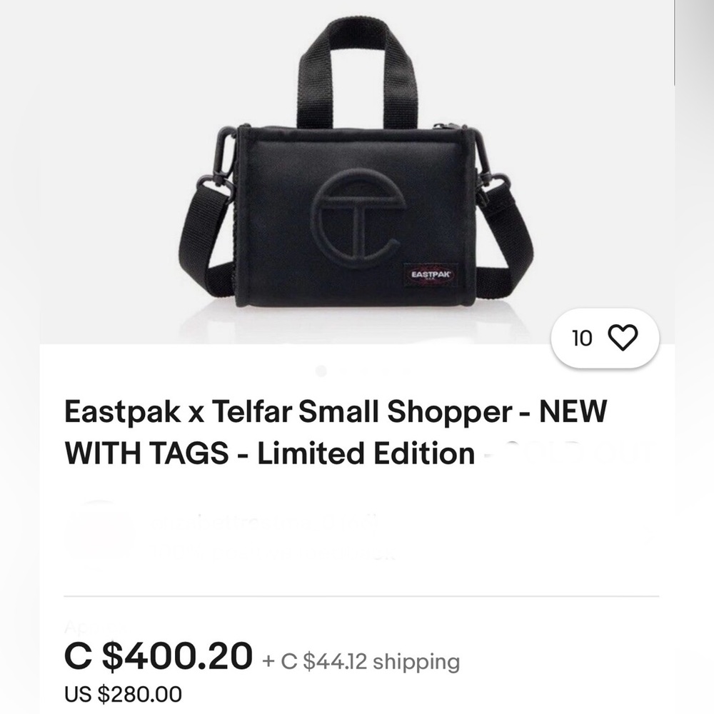 Eastpak x Telfar Small Shopper - NEW